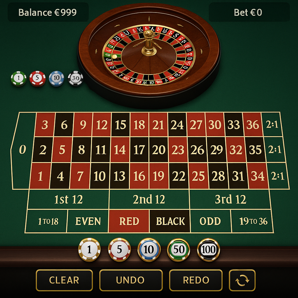 Aphrodite Casino - Roulette Table Game